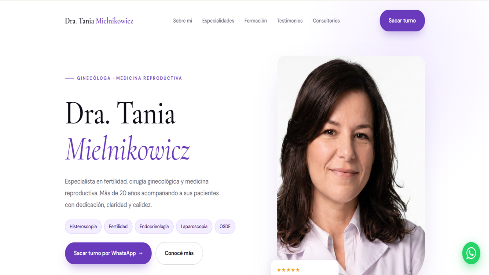 Proyecto Dra. Tania Mielnikowicz